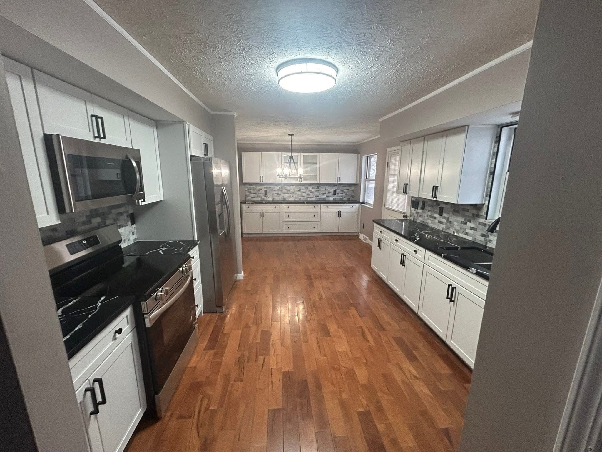 White Galley Kitchen Refresh